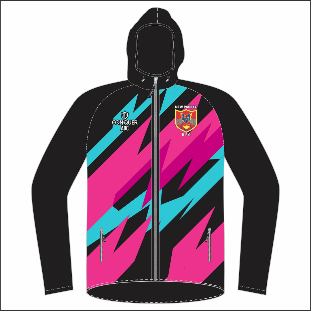 New Panteg U13's RFC FZ Light Running Jacket Kids