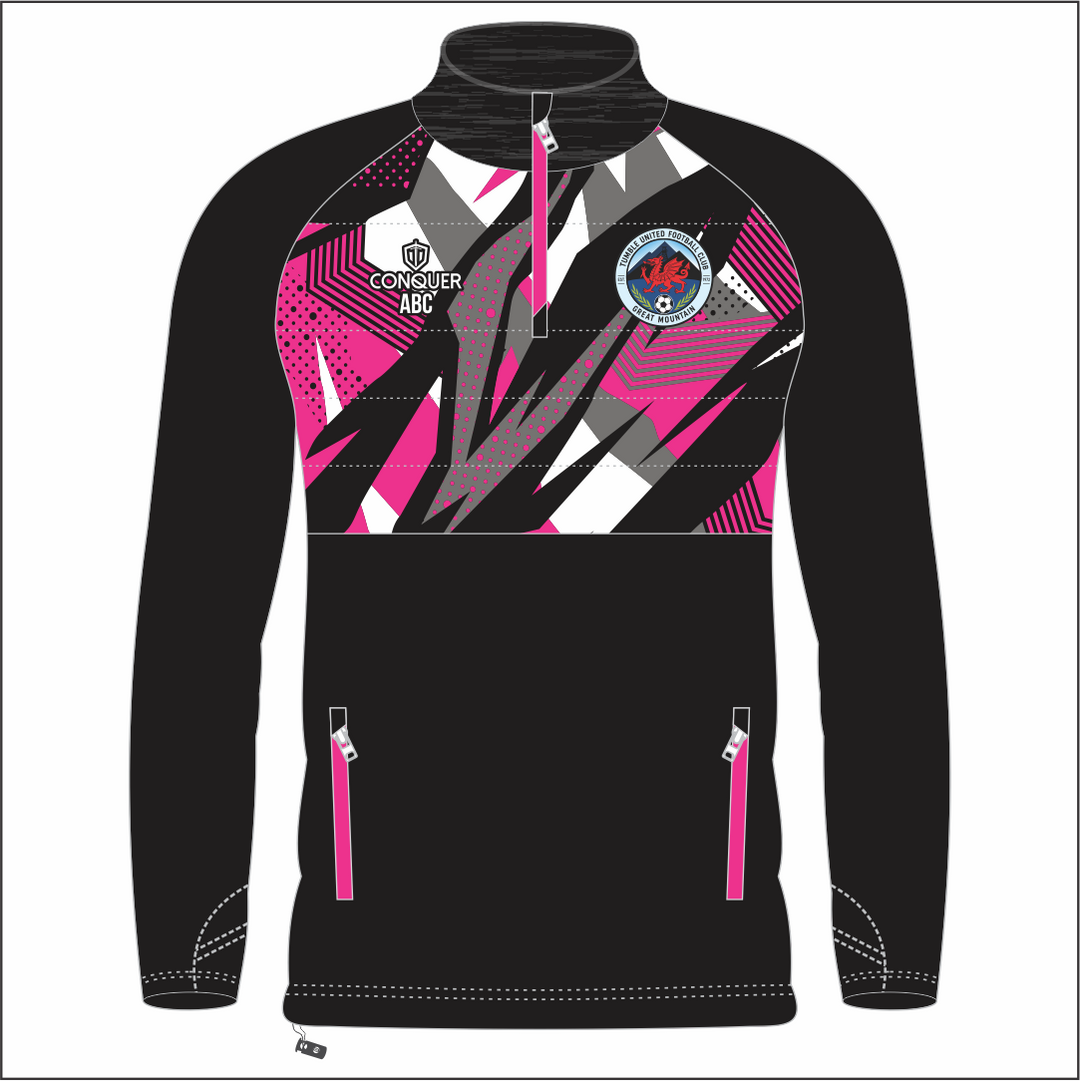 Tumble United Ladies 1/4 Zip Hybrid Midlayer
