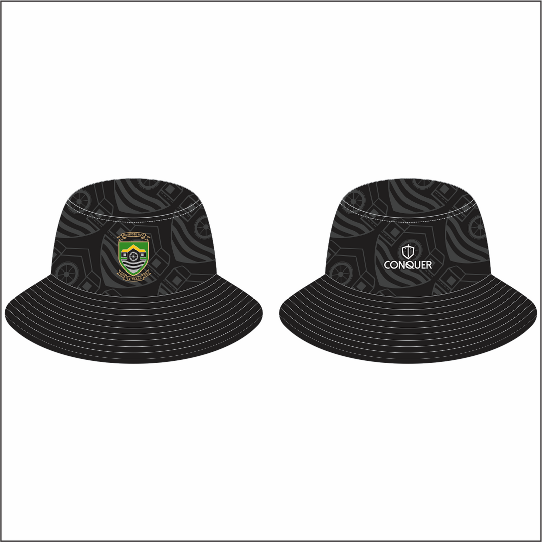 Felinfoel RFC Reversible Bucket Hat KIDS - Black & Grey