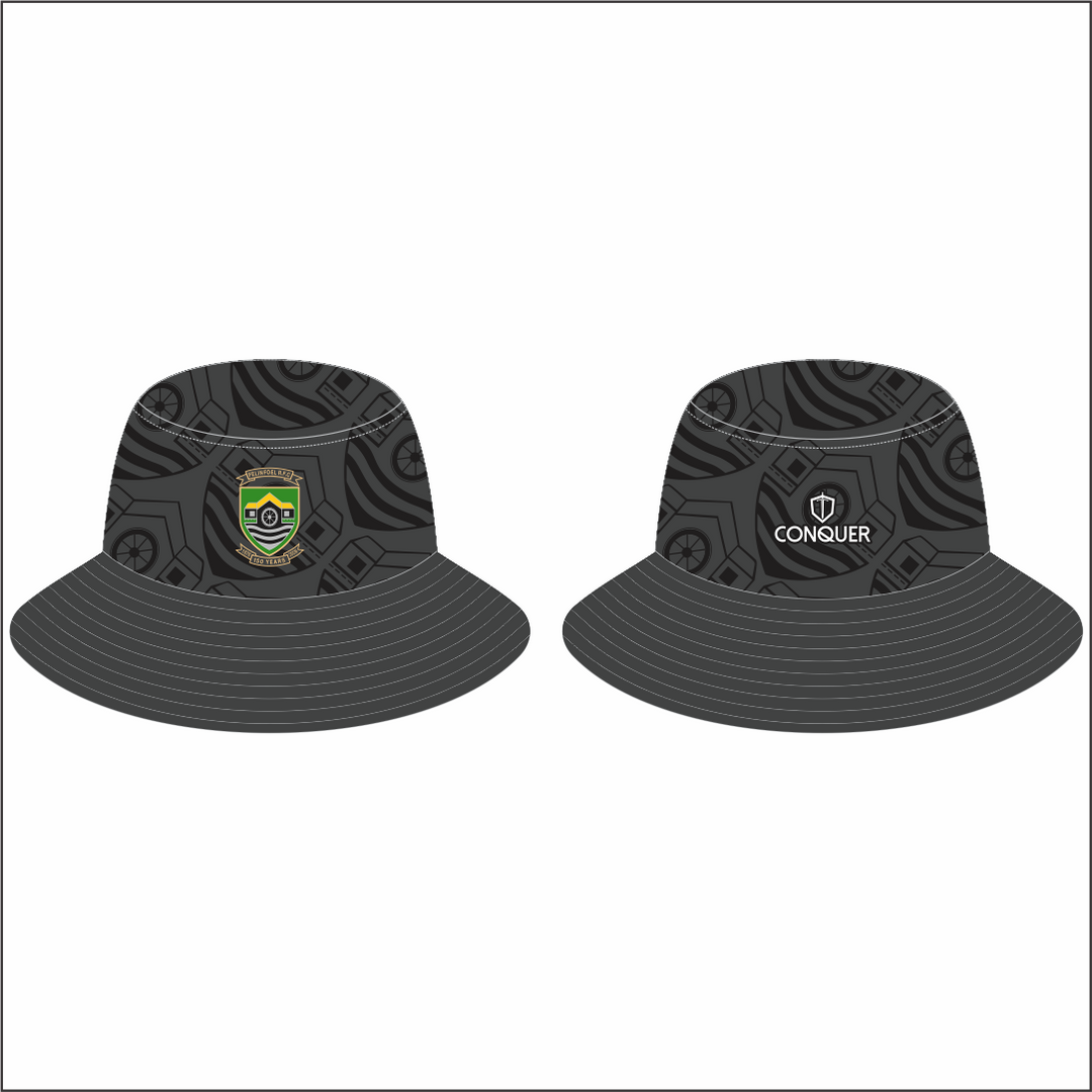 Felinfoel RFC Reversible Bucket Hat KIDS - Black & Grey