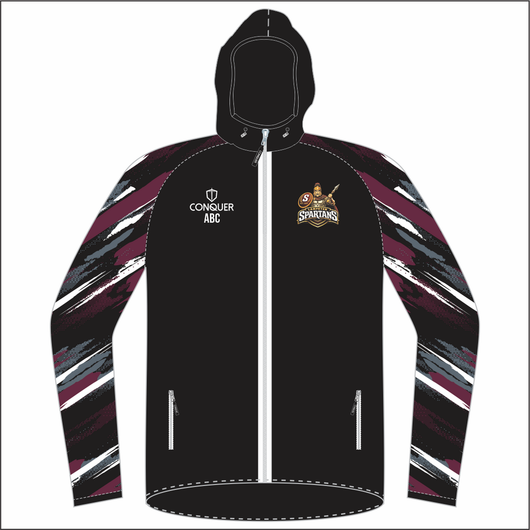 Lampeter Spartans Full Zip Light Running Jacket KIDS