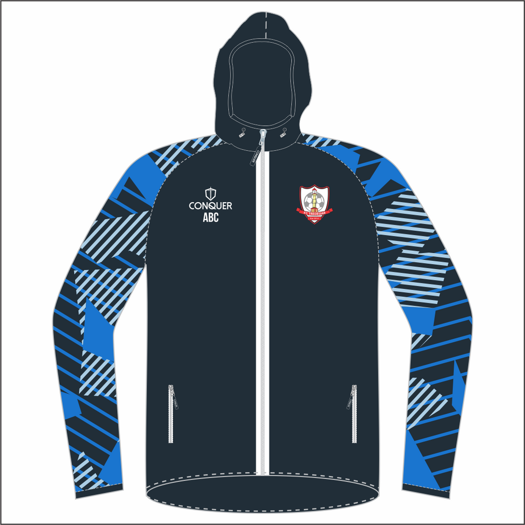 FC Tredegar Minis & Juniors Full Zip Light Running Jacket
