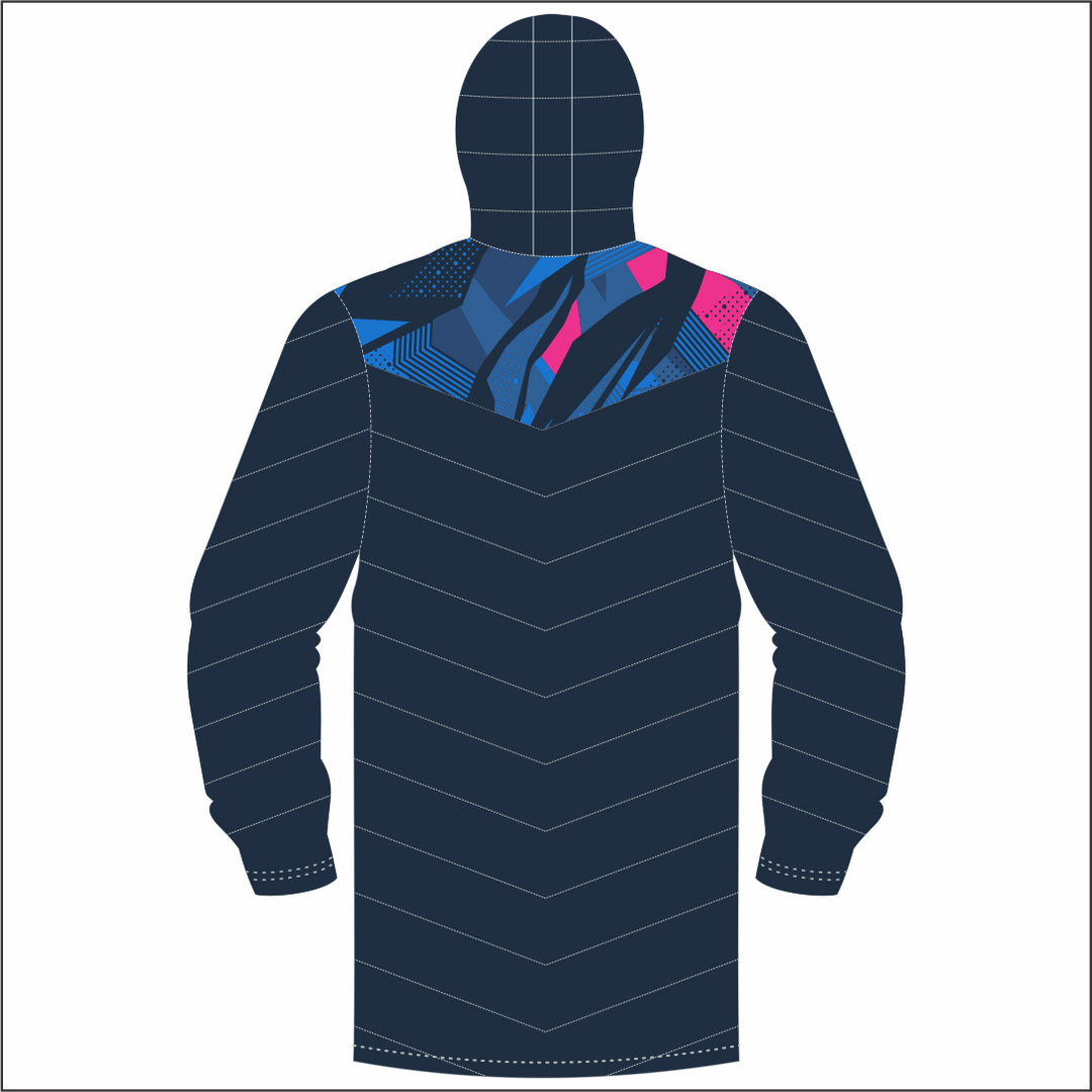 Esselle Rugby 7s WOMENS Team Long Puffy Jacket KIDS
