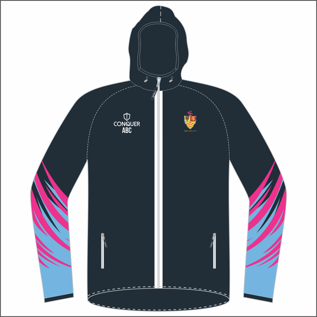 Cwmllynfell RFC Touch LADIES Full Zip Light Running Jacket