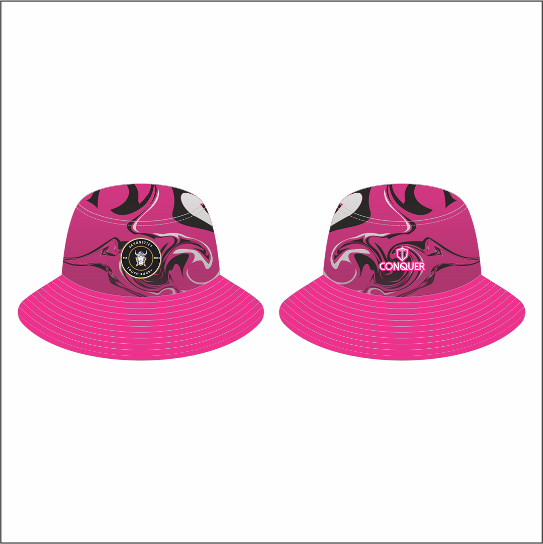Saxonettes Reversible Bucket Hat ADULT - Black & Pink