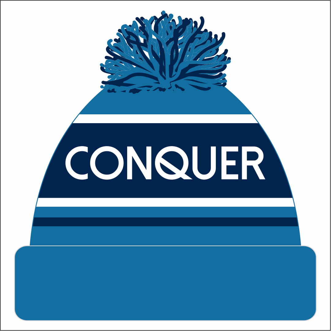 Haverfordwest RFC Bobble Hat ADULT - Blue & Navy
