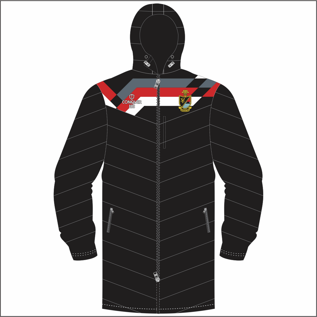 Ynysddu RFC Long Puffy Jacket
