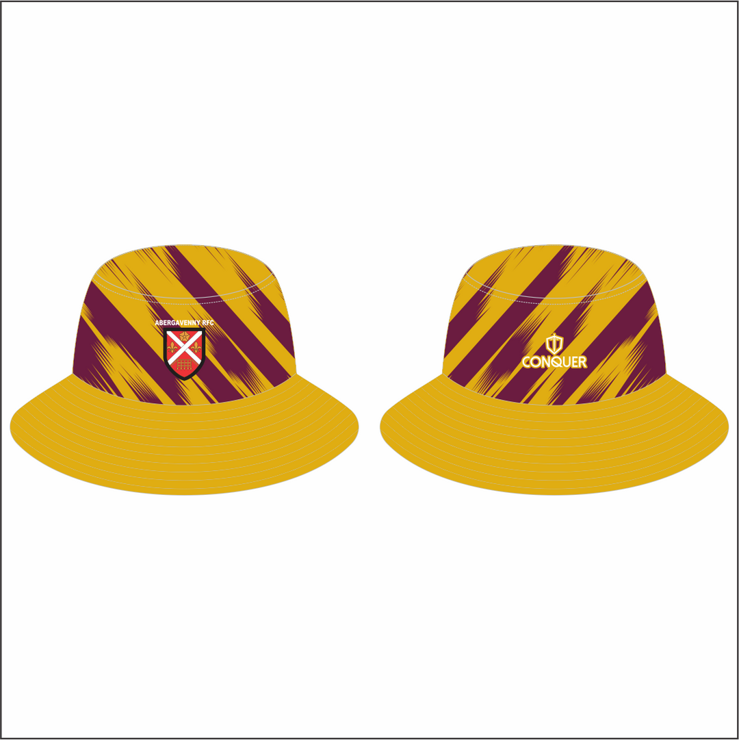 Abergavenny RFC Reversible Bucket Hat KIDS - Maroon & Yellow