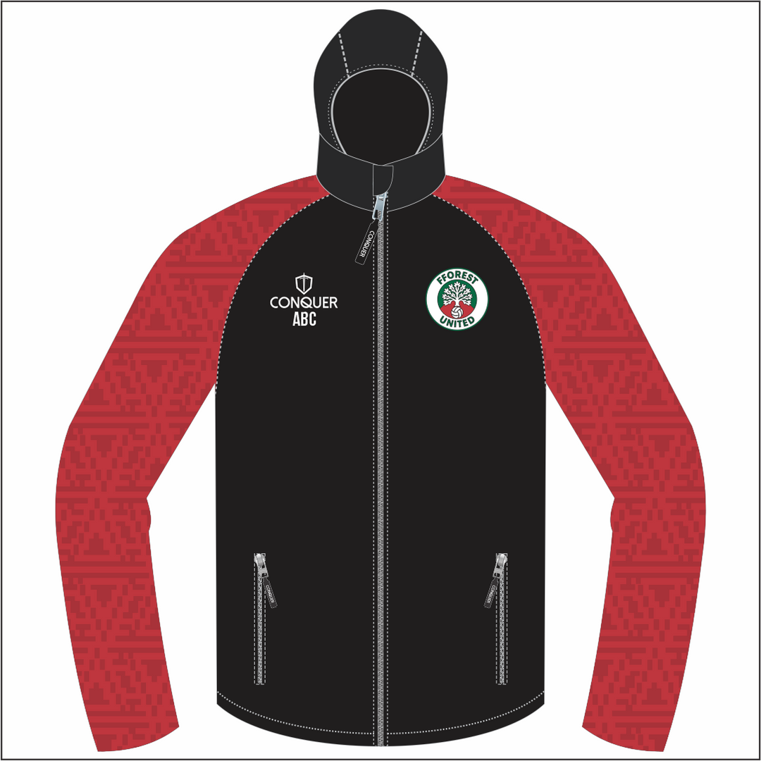 Fforest United PRO Full Zip Rain Jacket - Patterned