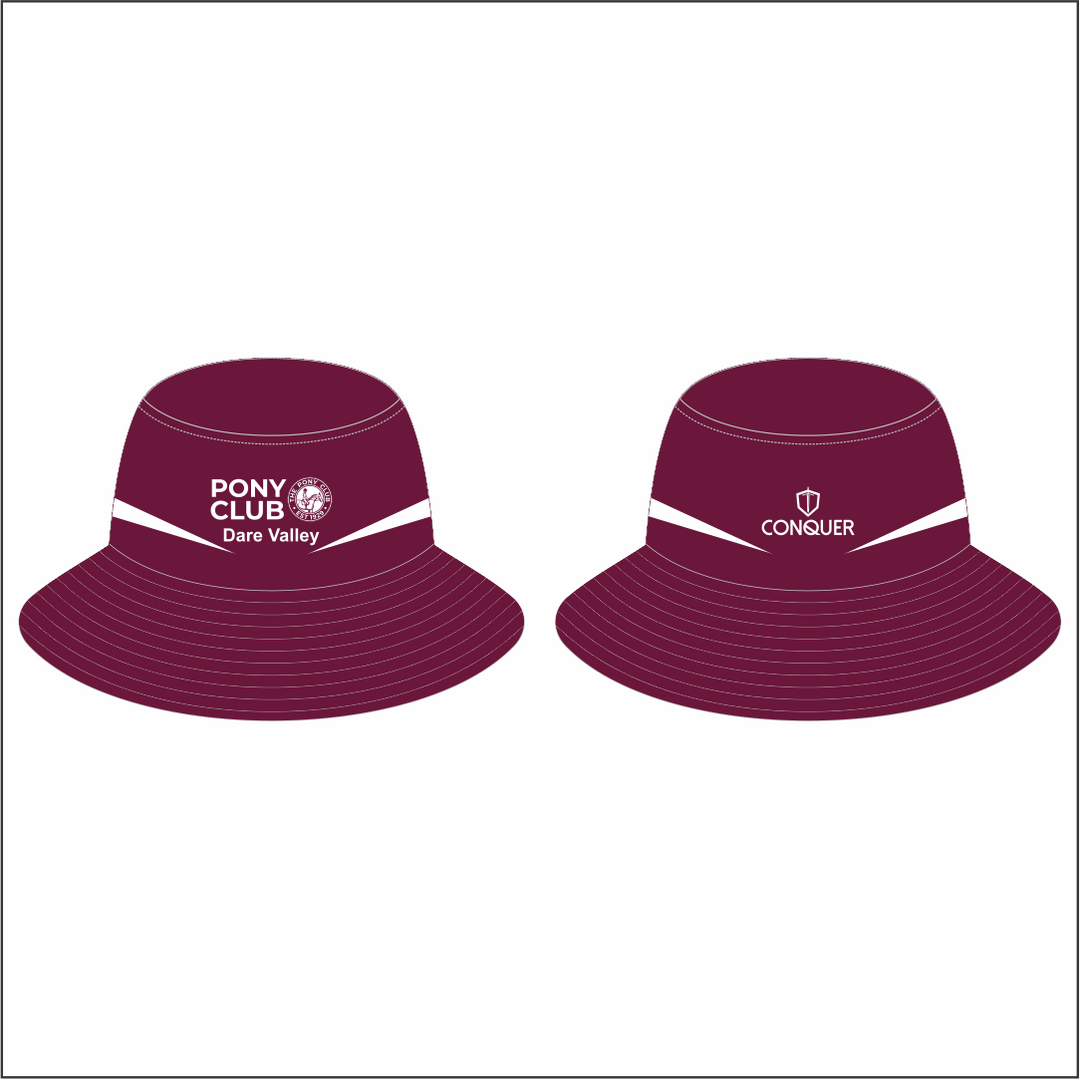 DVPC Reversible Bucket Hat ADULT - Maroon & White