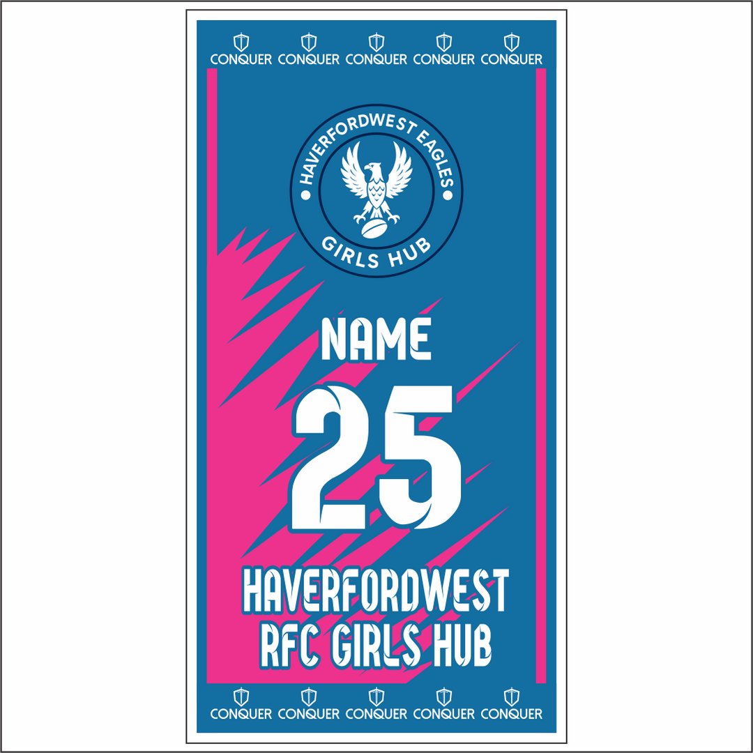 Haverfordwest Girls Hub Beach Towel