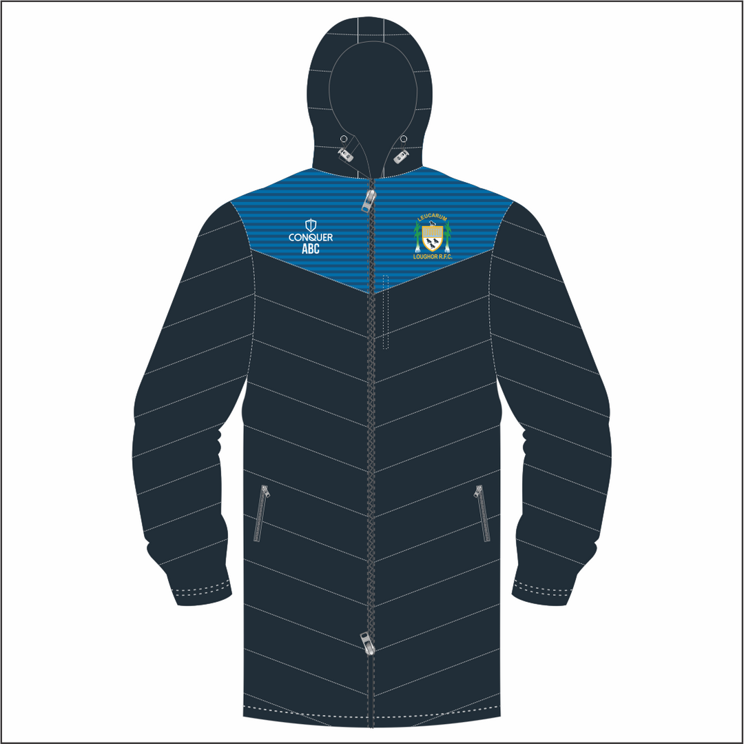Loughor RFC 1XV Long Puffy Jacket KIDS