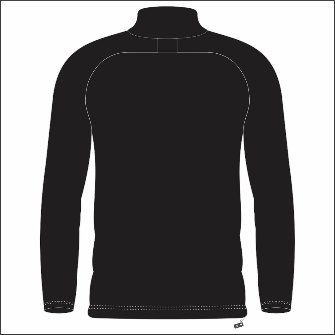 Dulais Netball Zip Hybrid Midlayer