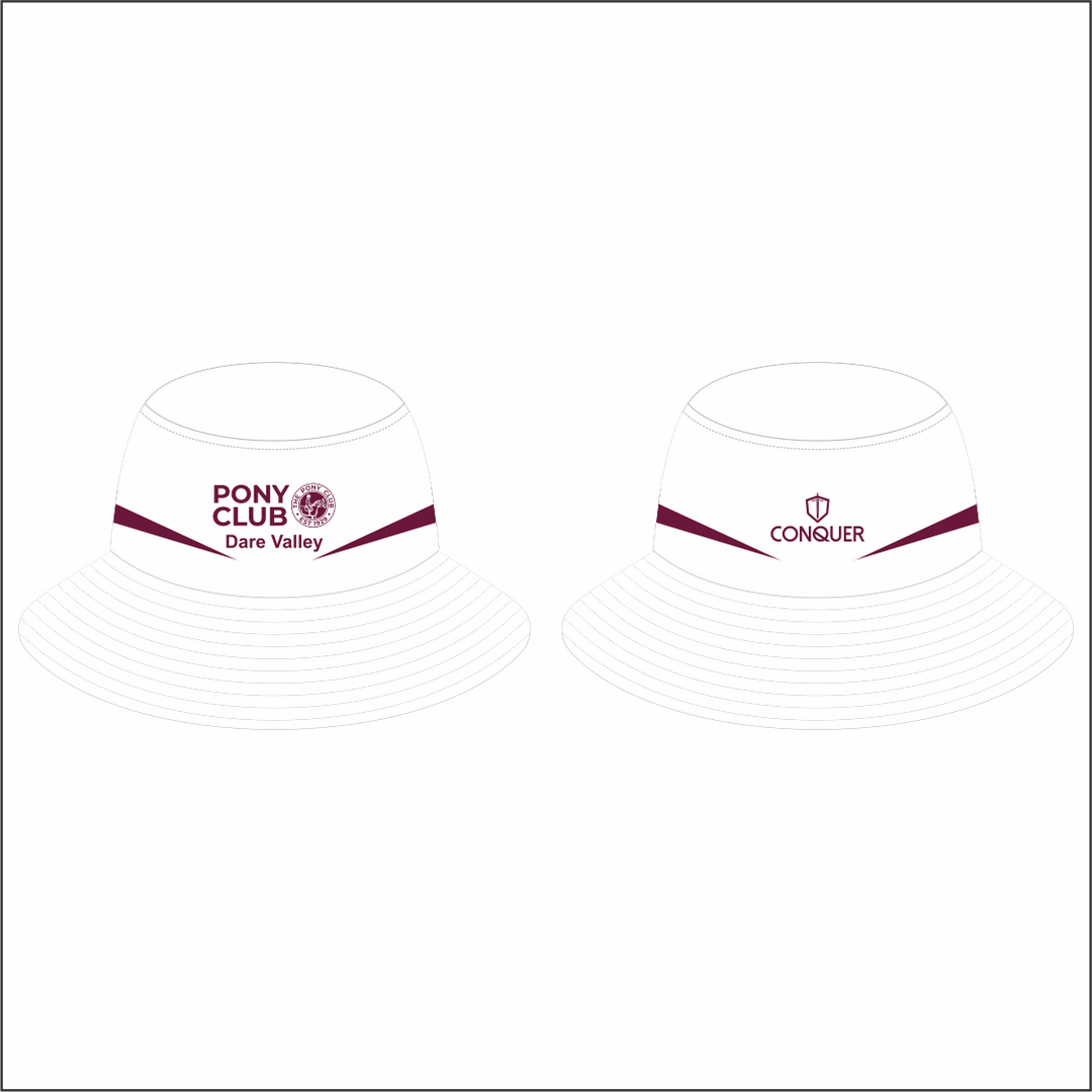 DVPC Reversible Bucket Hat ADULT - Maroon & White