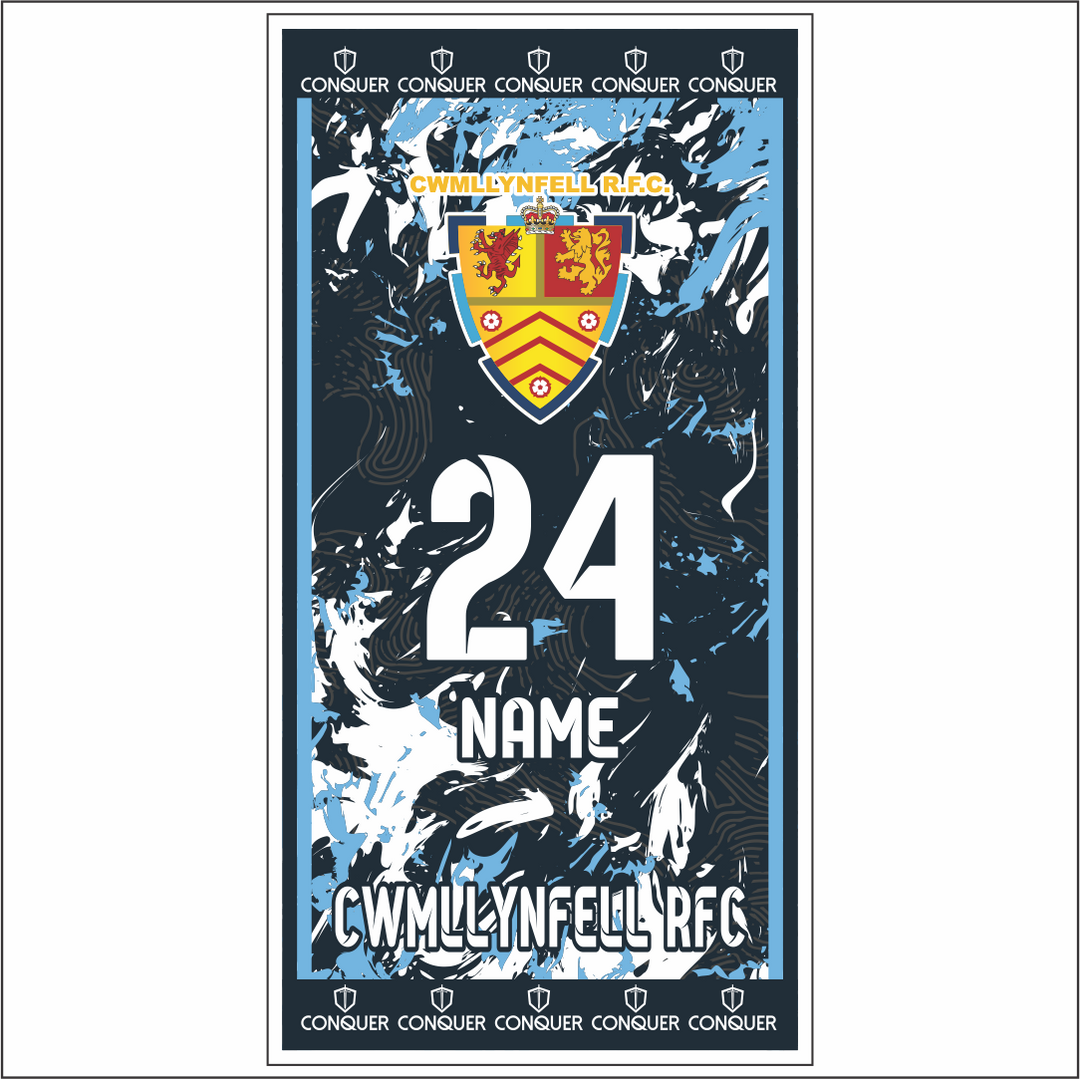 Cwmllynfell RFC Beach Towel