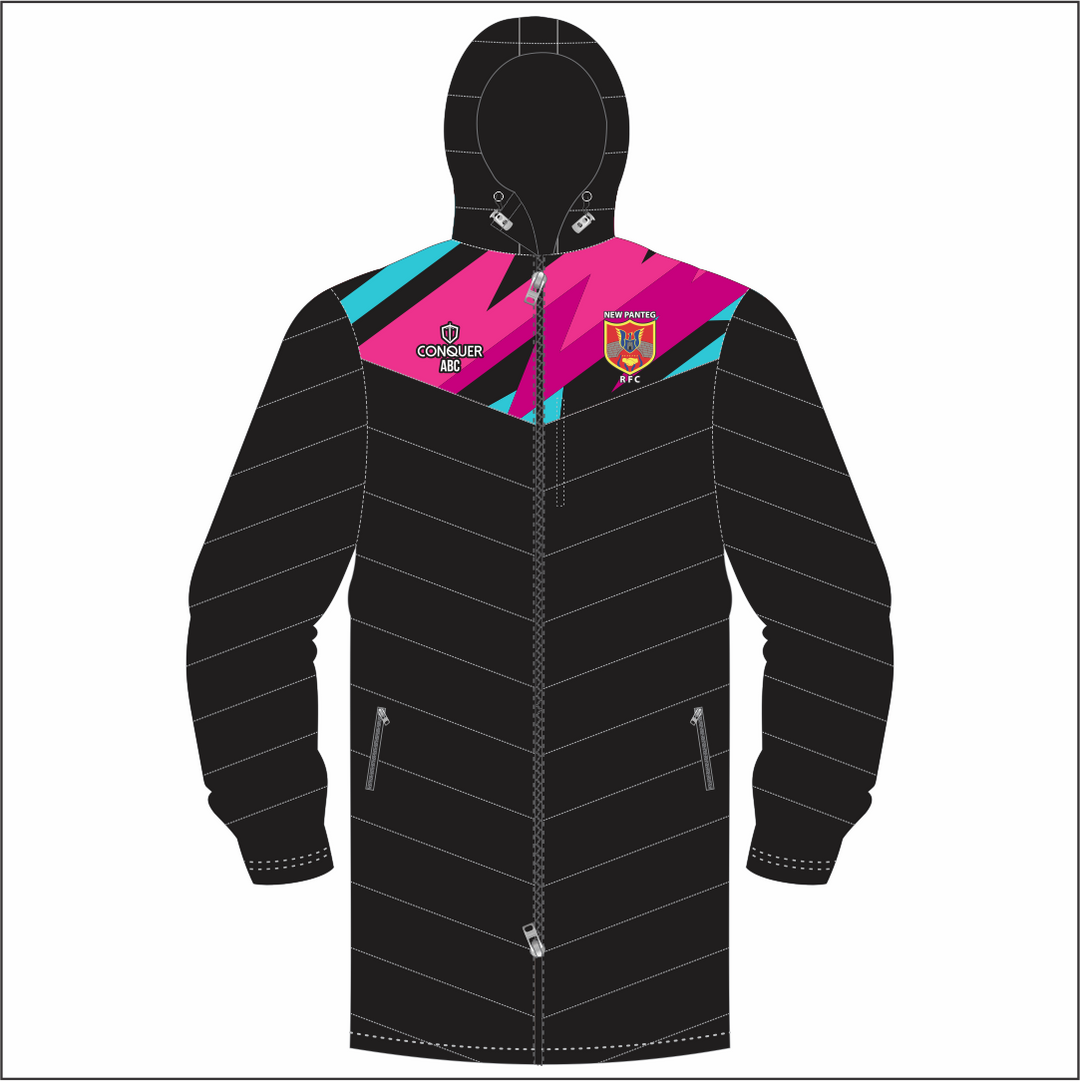 New Panteg U13's RFC Long Puffy Jacket