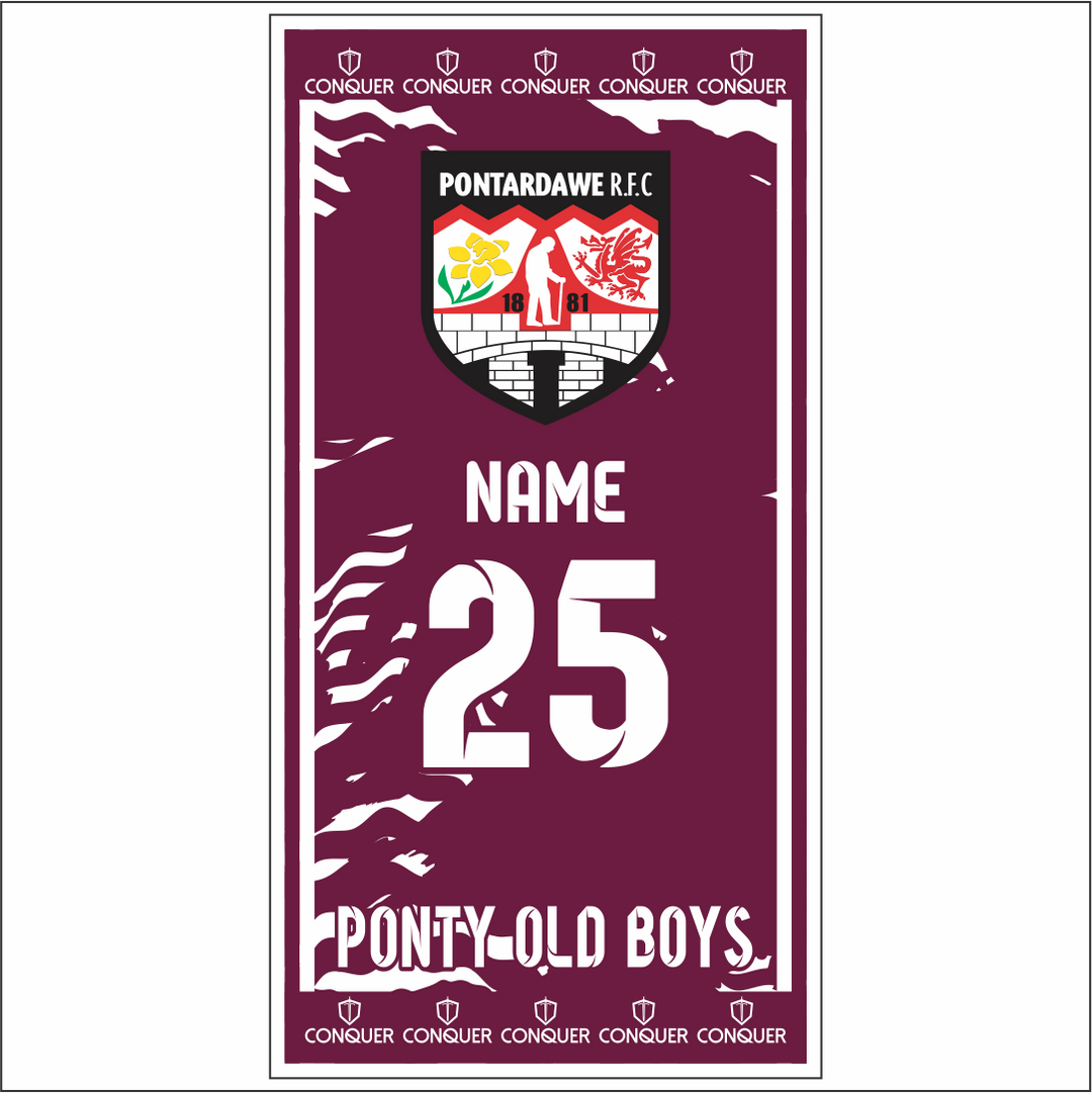 Pontardawe OLD BOYS Beach Towel