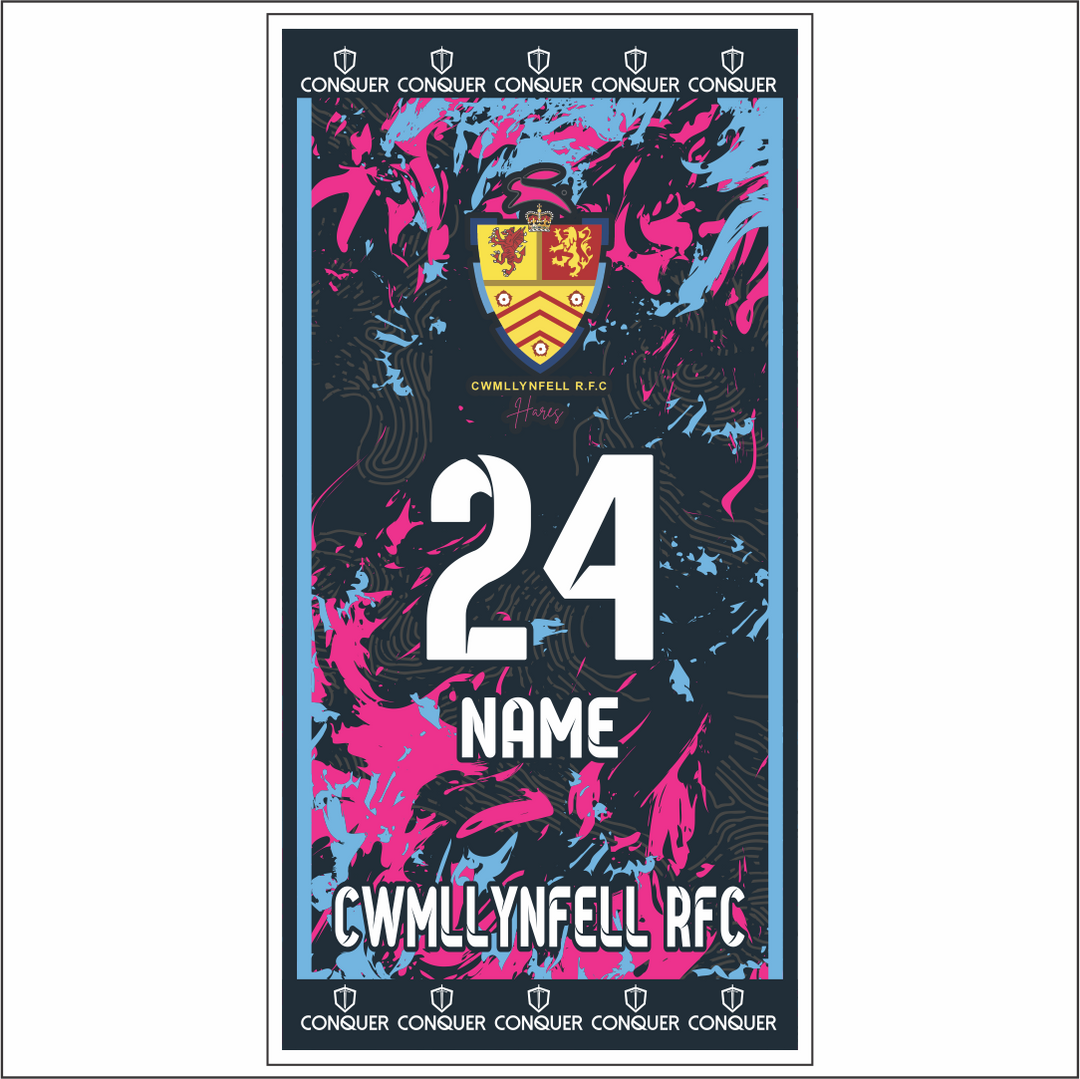Cwmllynfell RFC Touch Ladies  Beach Towel