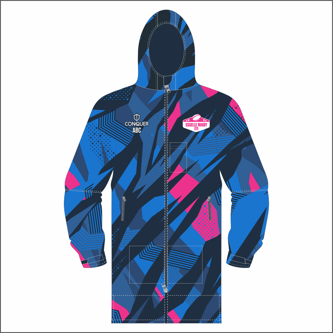 Esselle Rugby 7s WOMENS Team Sublimated Changing Robe KIDS