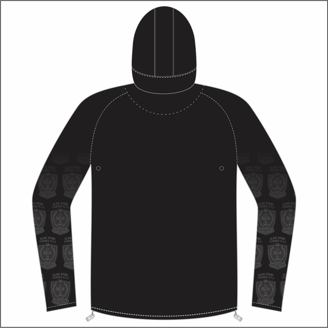 Tycroes LADIES RFC Full Zip Light Running Jacket