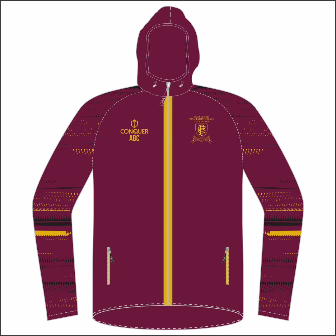 Pontarddulais Cricket Full Zip Light Running Jacket