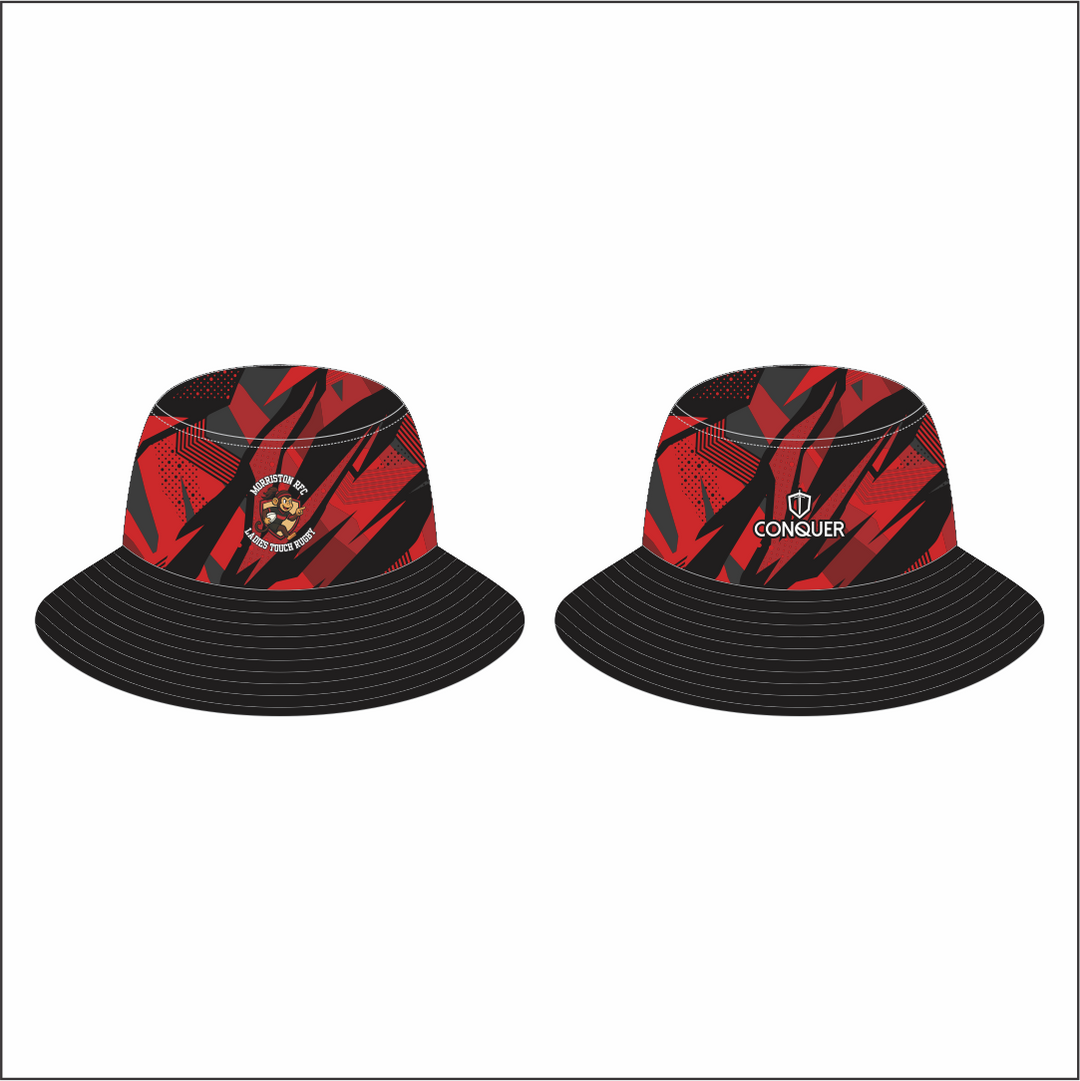 Morriston Ladies Touch Reversible Bucket Hat KIDS - Red & Black