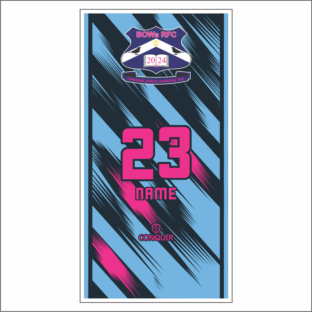 Trebanos Bows RFC Beach Towel