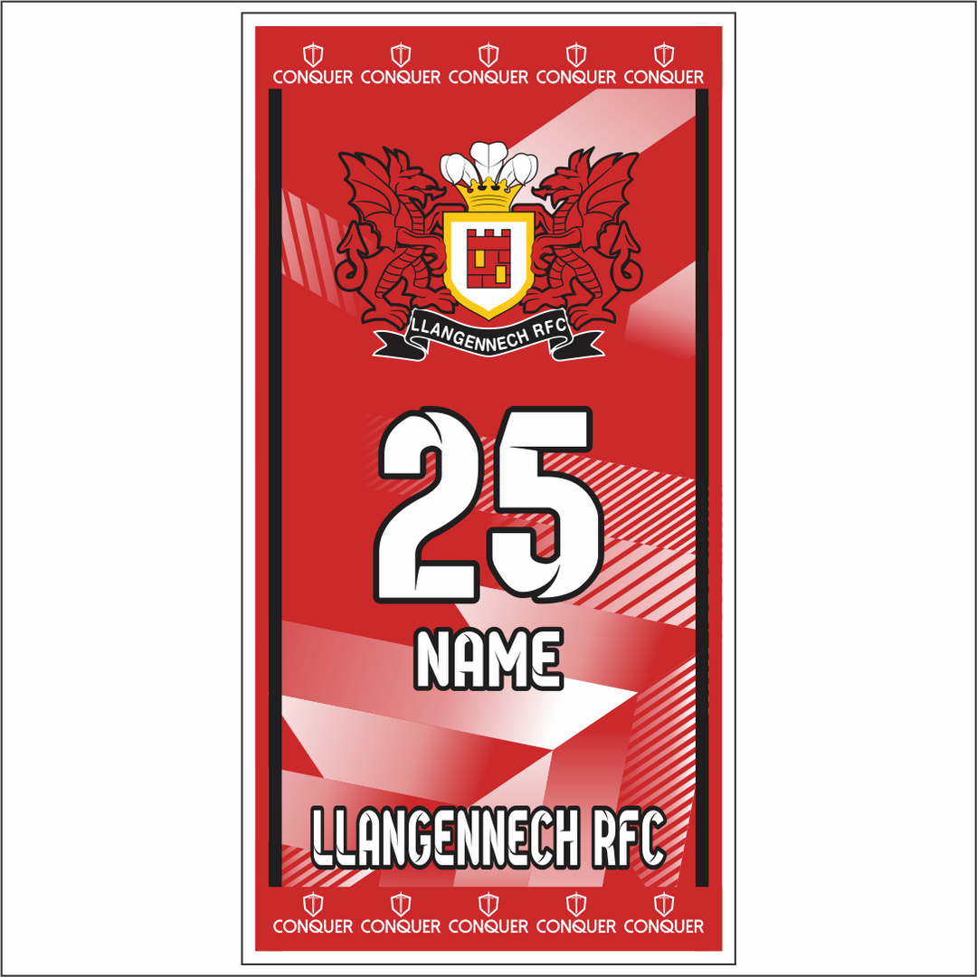 Llangennech RFC Beach Towel