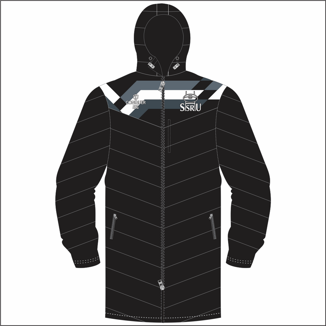 SSRU U16s (Blacks WEST) Long Puffy Jacket KIDS