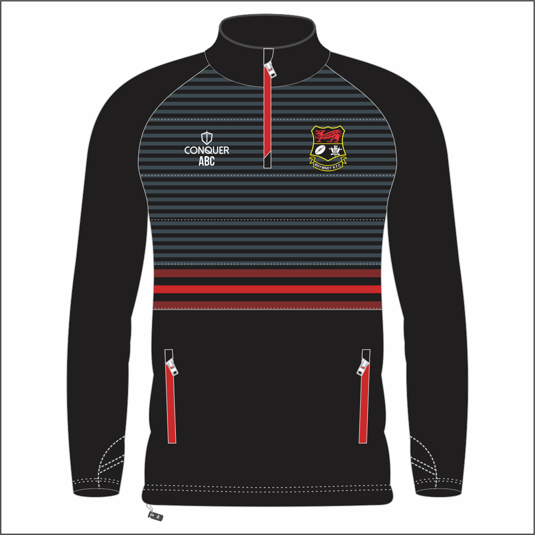 Rhymney RFC 1/4 Zip Hybrid Midlayer Jacket - 26/27