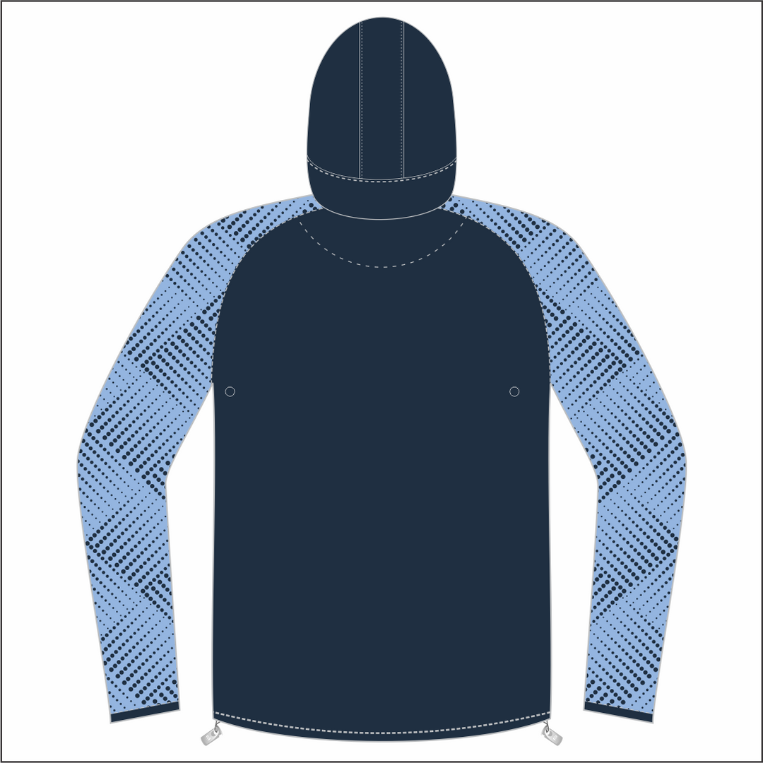 Clwb Criced Bronwydd Full Zip Light Running Jacket