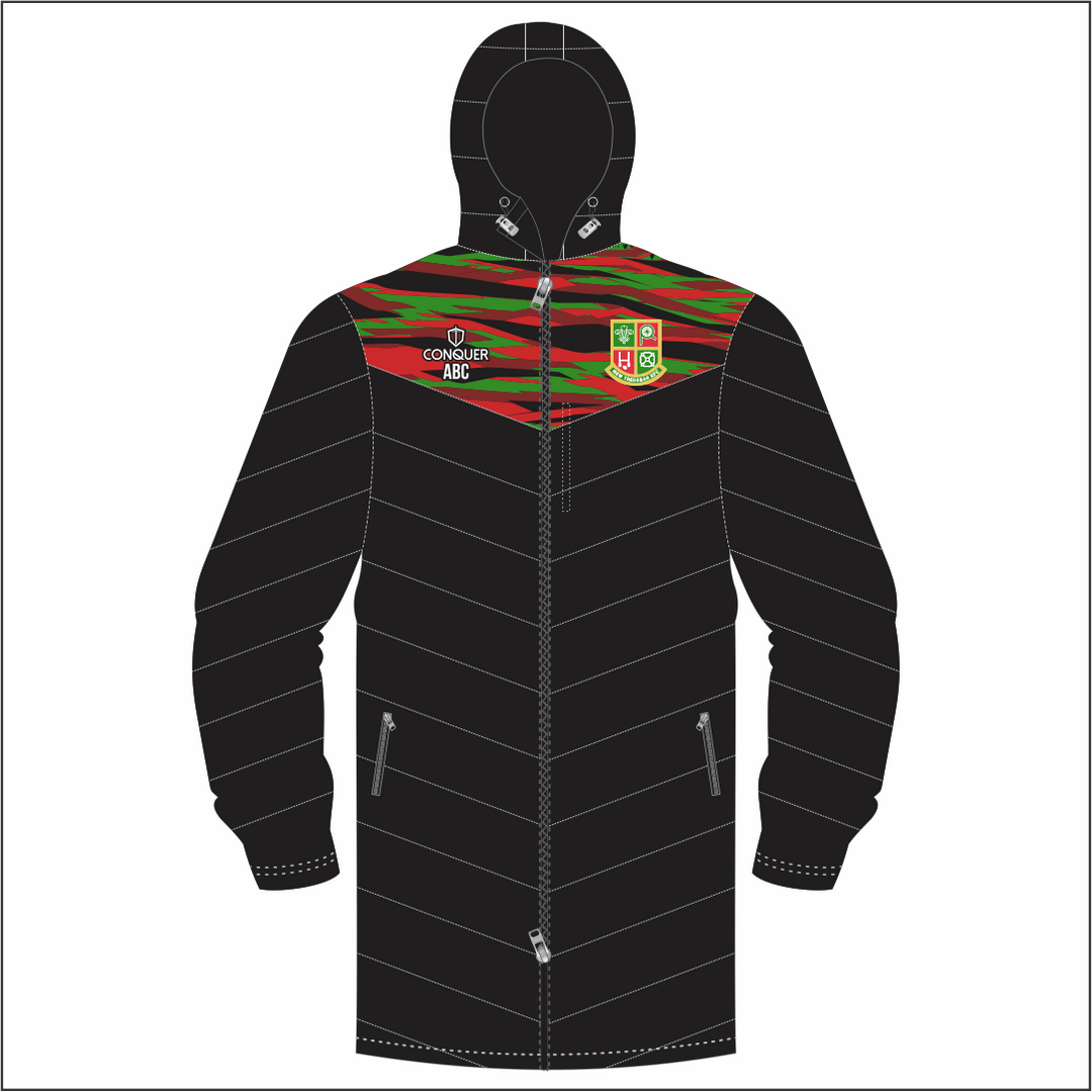 New Tredegar RFC Long Puffy Jacket KIDS