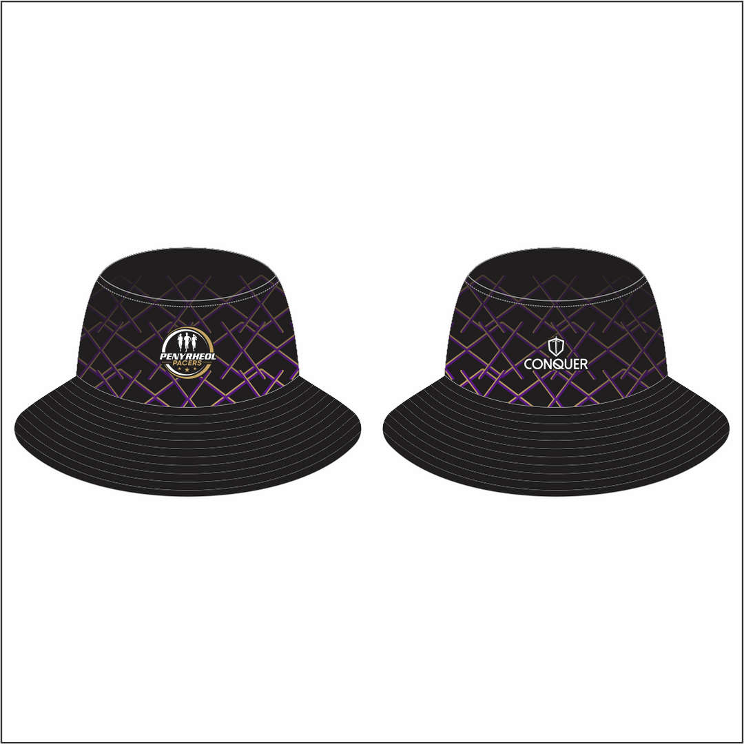 Penyrheol Pacers Reversible Bucket Hat ADULT - Black & Purple