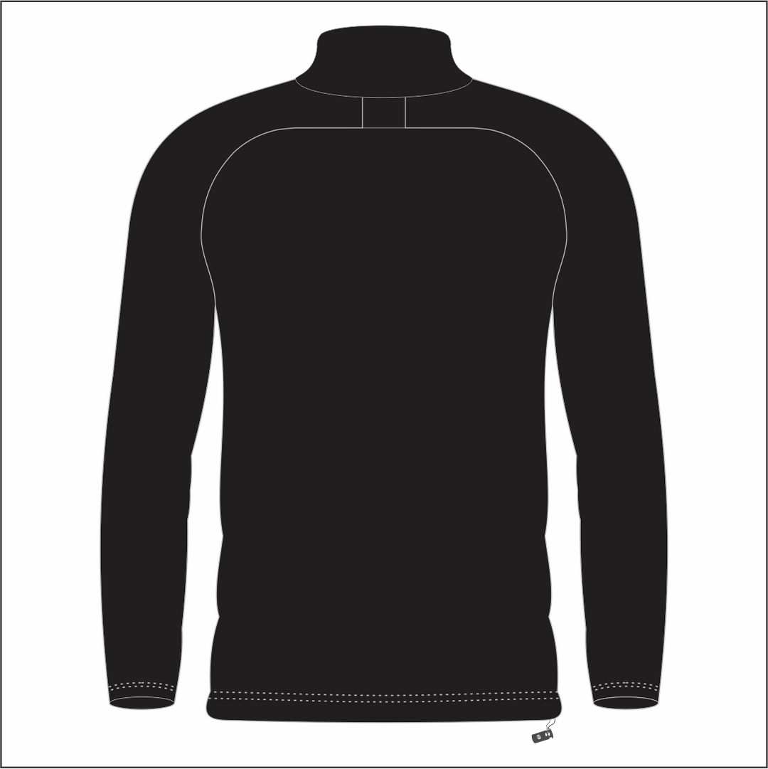 Rhymney Valley DISTRICT 1/4 Zip Hybrid Midlayer