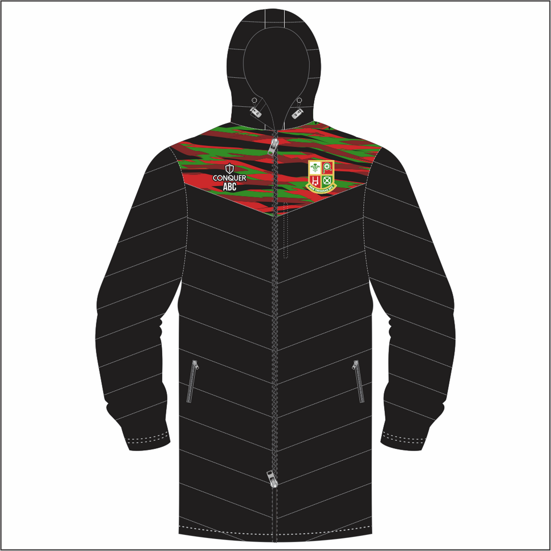 New Tredegar RFC Long Puffy Jacket KIDS