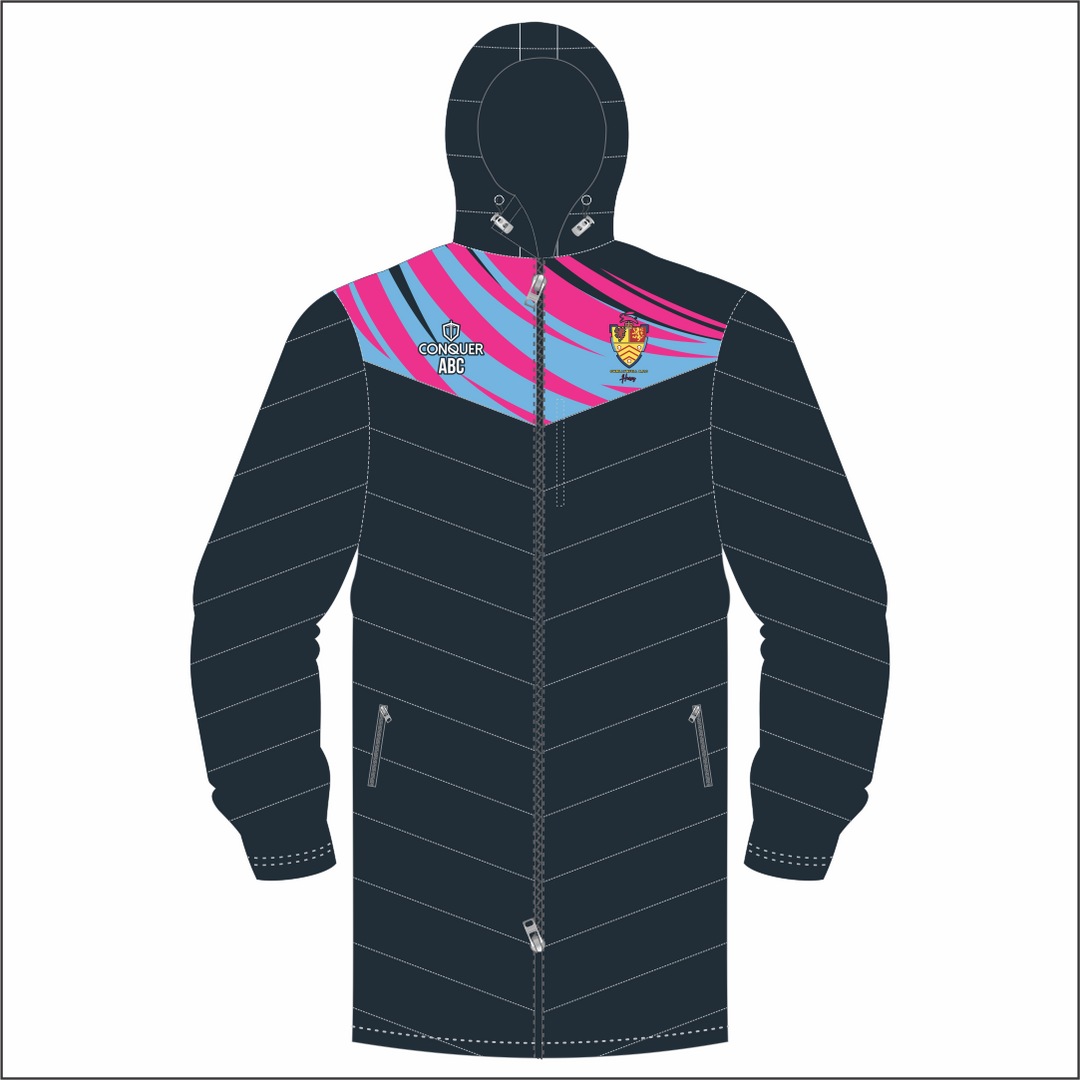 Cwmllynfell RFC Touch LADIES Long Puffy Jacket KIDS