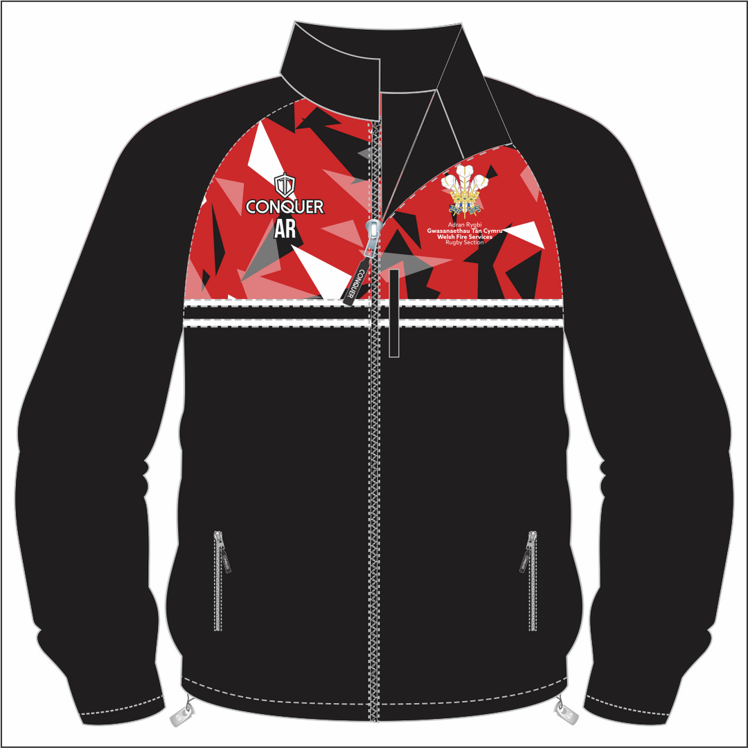 Welsh Fire Service Rugby Rain Jacket (Kids)