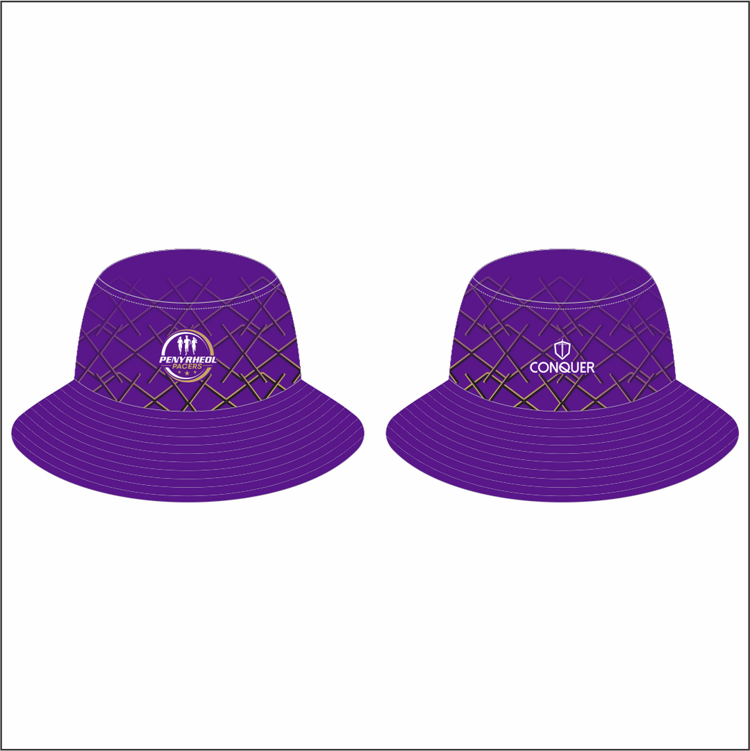 Penyrheol Pacers Reversible Bucket Hat ADULT - Black & Purple