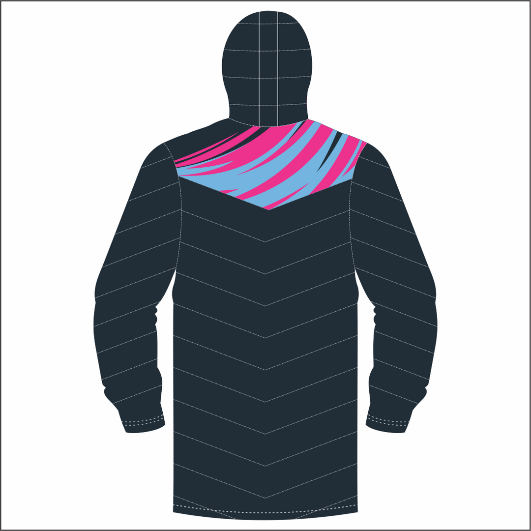 Cwmllynfell RFC Touch LADIES Long Puffy Jacket