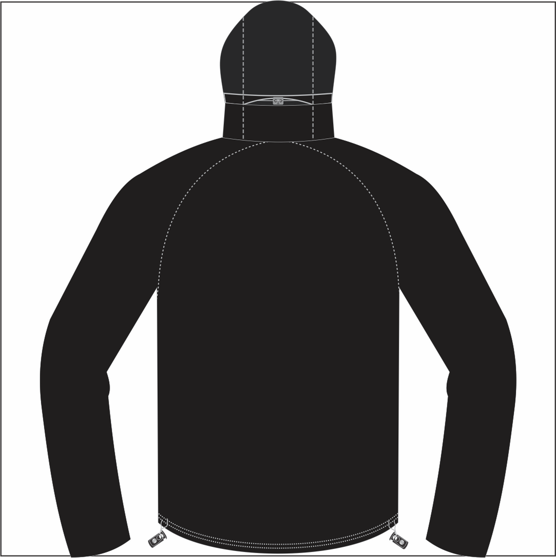 Fforest United Full Zip PRO Full Zip Rain Jacket - Black