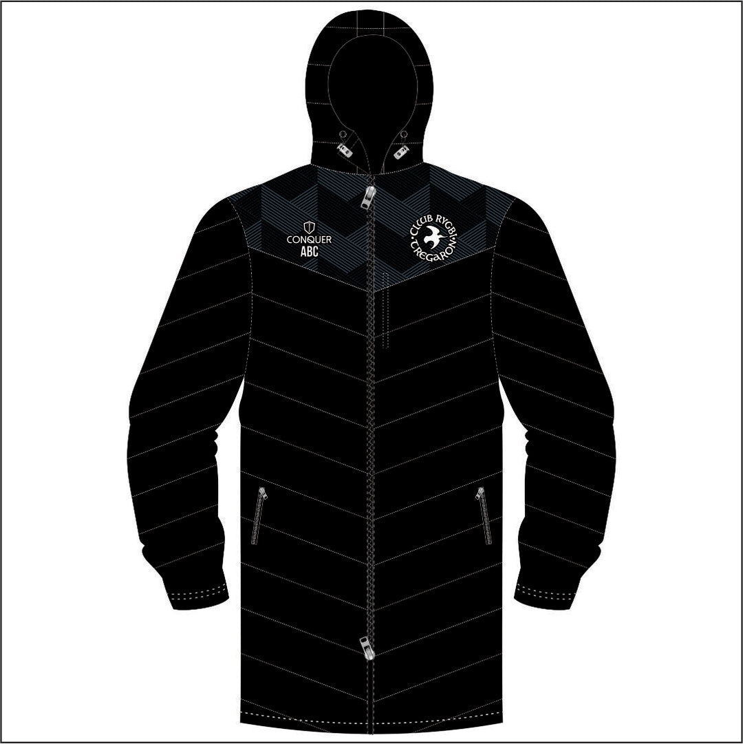 Tregaron RFC Long Puffy Jacket KIDS