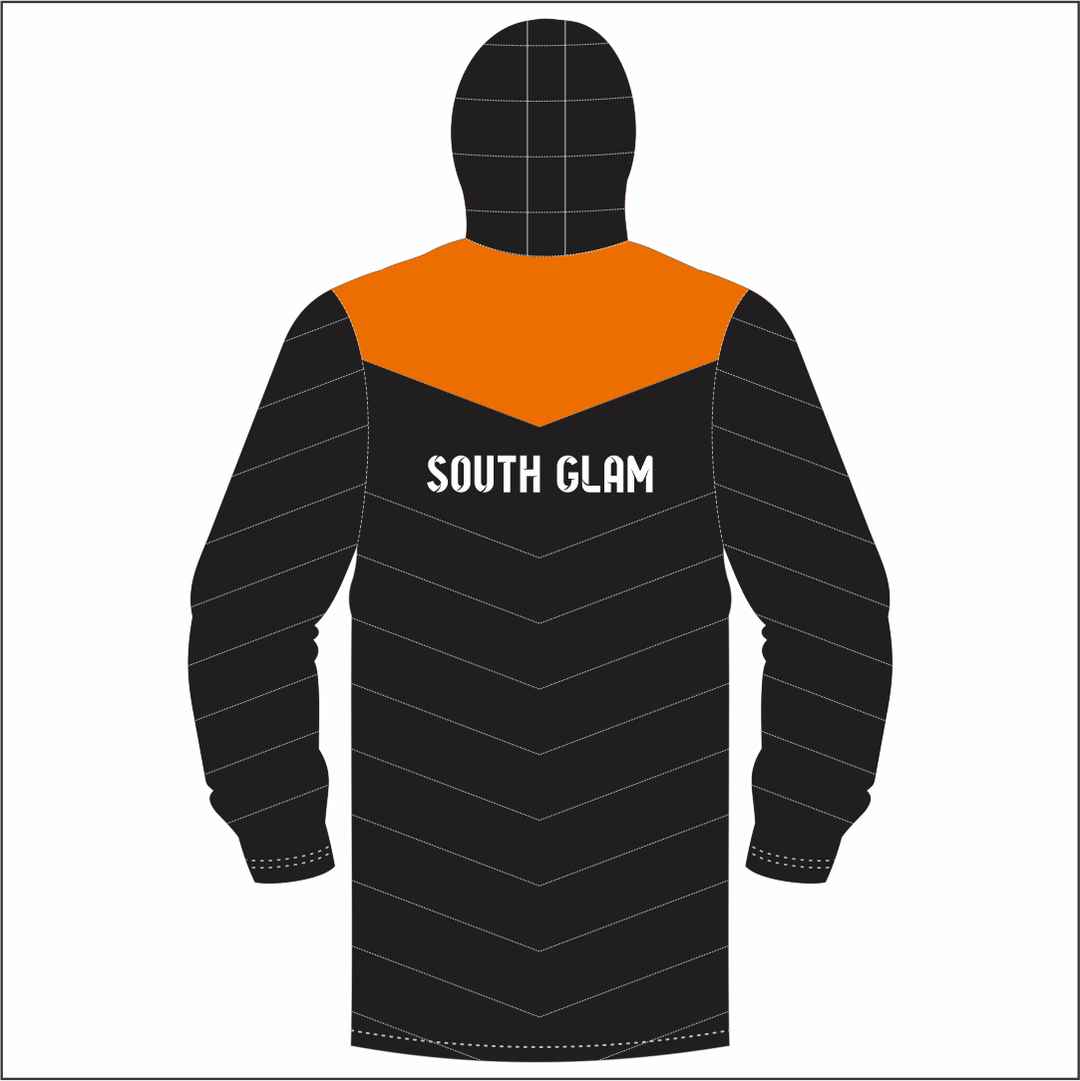 South Glam MGA Long Puffy Jacket (with logo on the back)