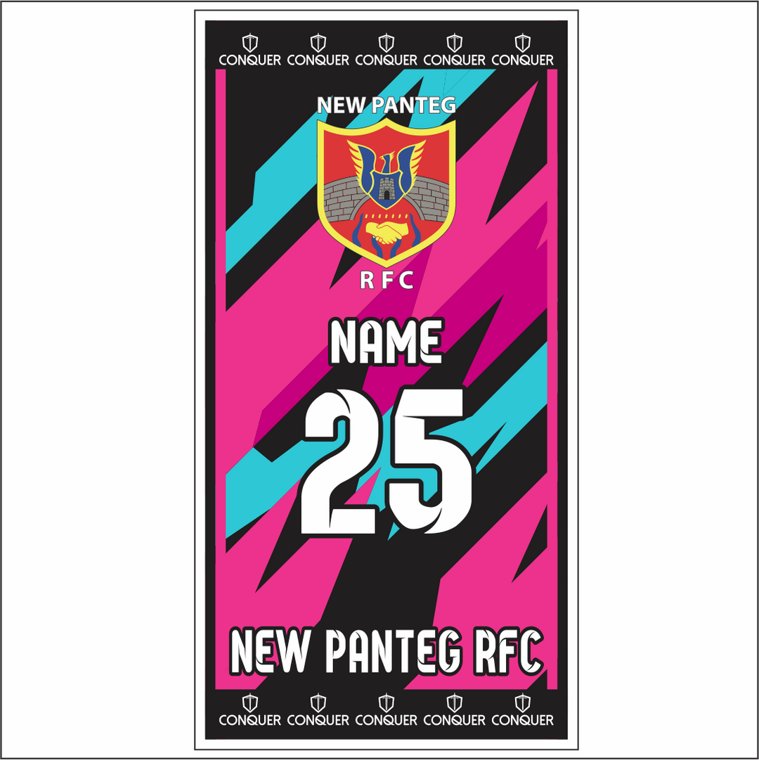 New Panteg U13's RFC Beach Towel