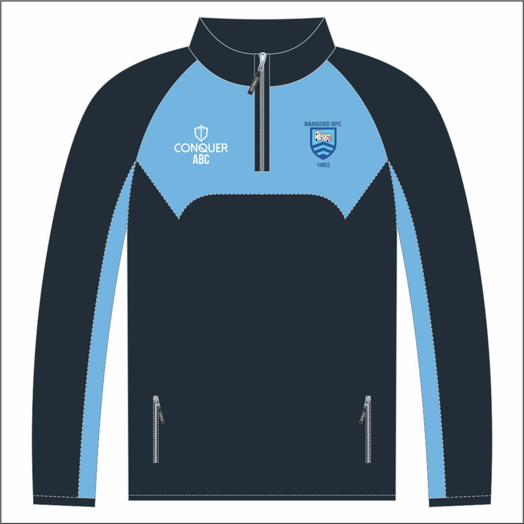 Bargoed RFC 1/4 Zip Midlayer (Kids)