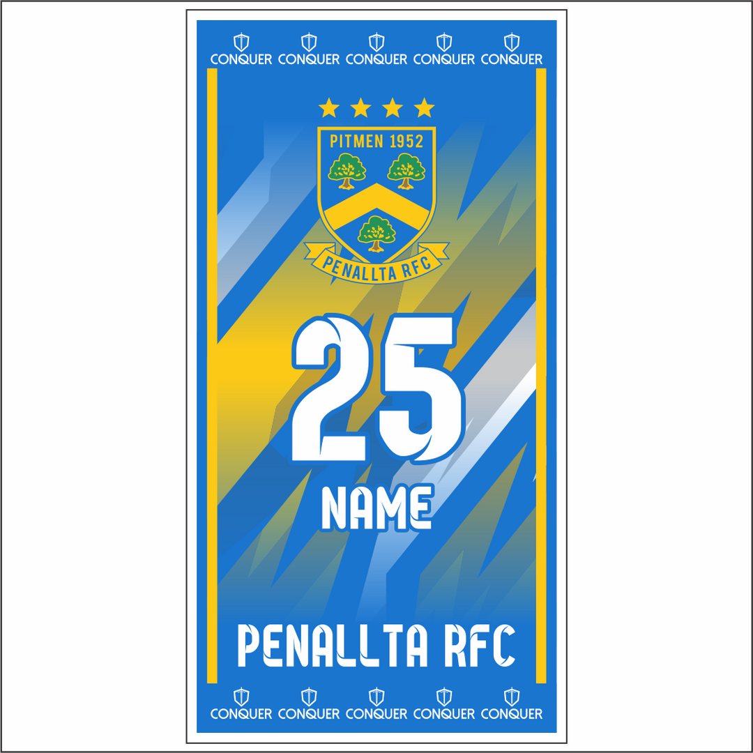 Penallta RFC Beach Towel