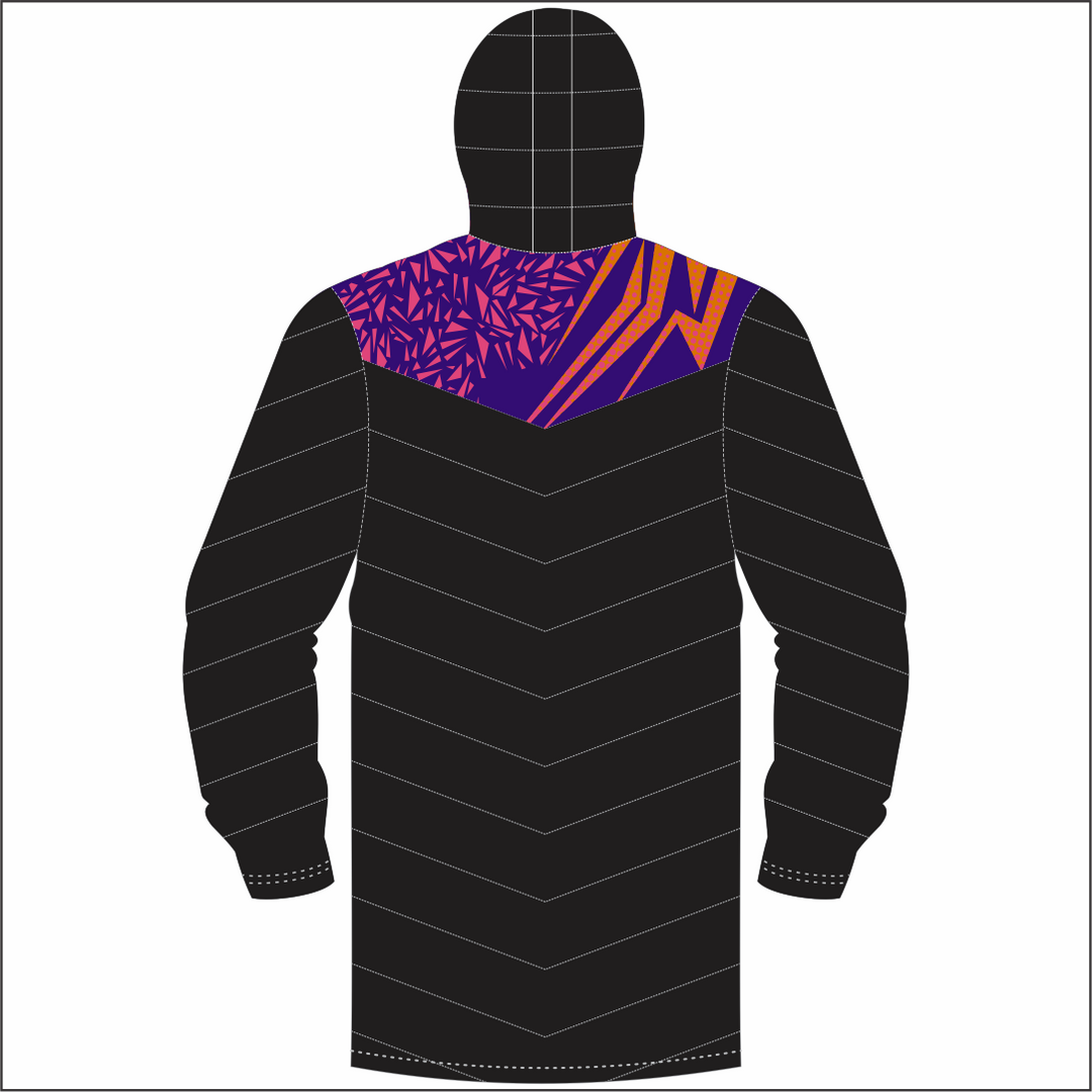 Dulais Netball Long Puffy Jacket