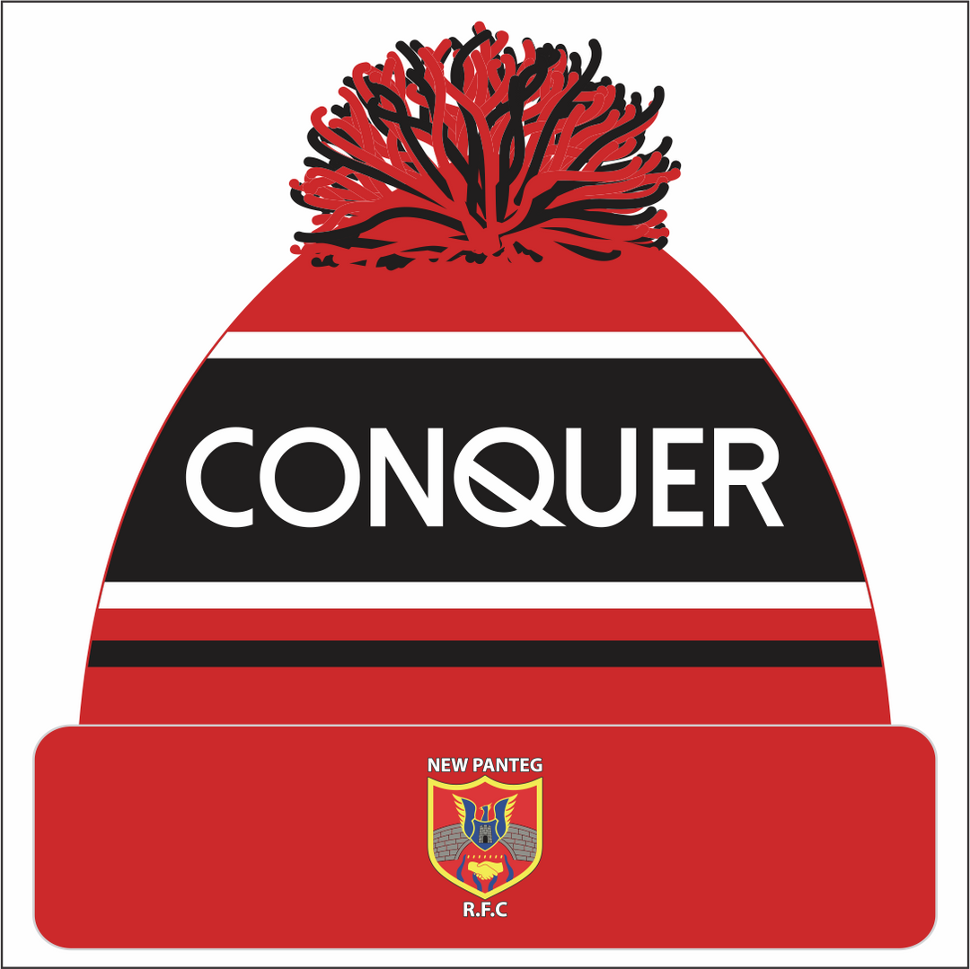 New Panteg Seniors RFC Bobble Hat Kids