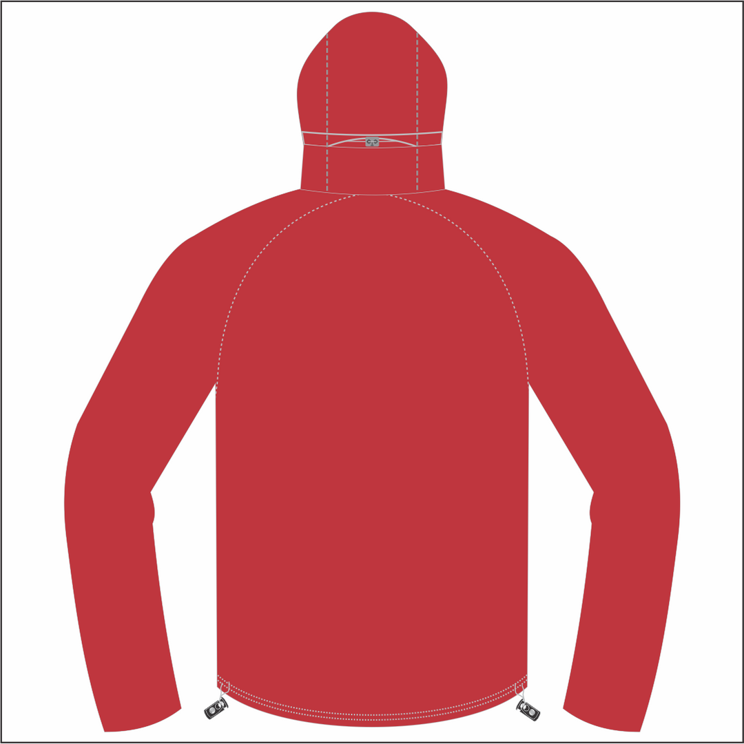Fforest United Full Zip PRO Full Zip Rain Jacket - Red