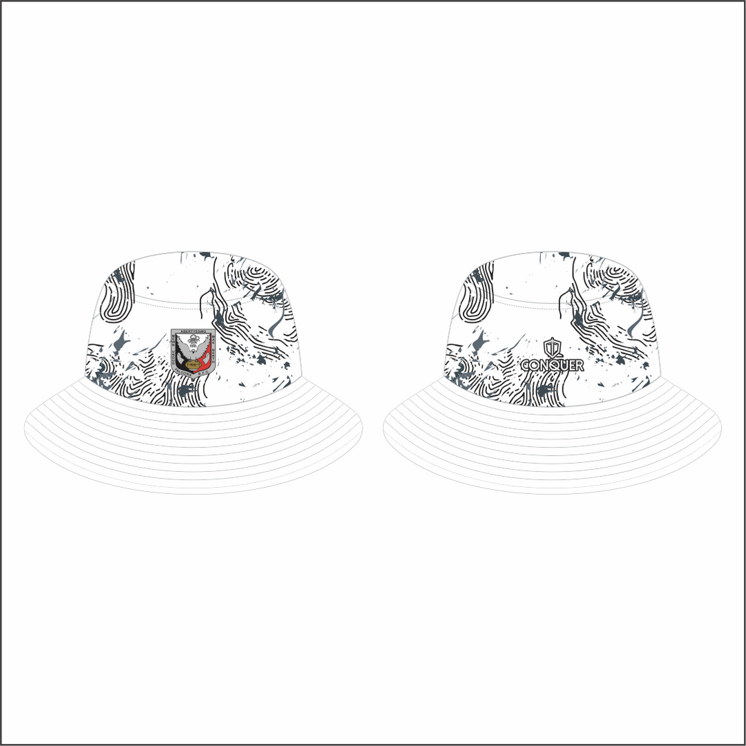 Abertysswg RFC Reversible Bucket Hat ADULT - Black & Grey