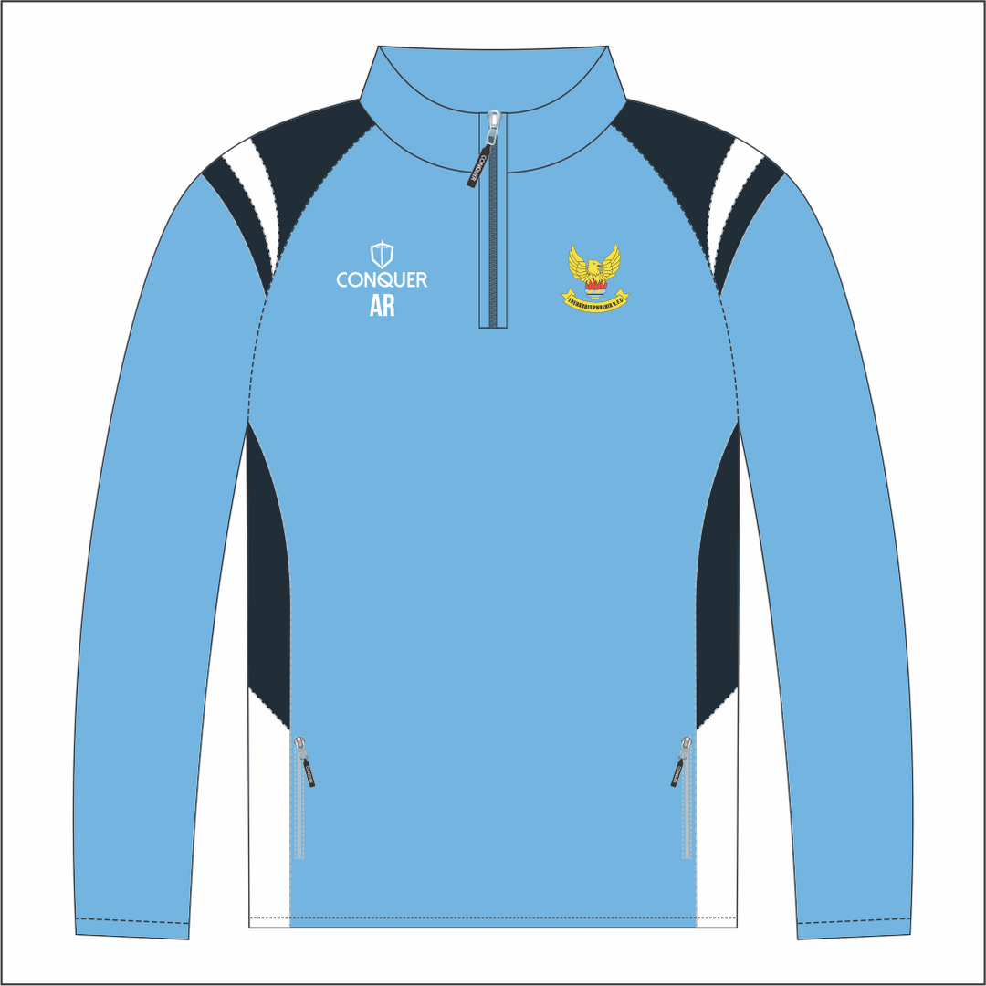 Treharris RFC 1/4 Zip Midlayer